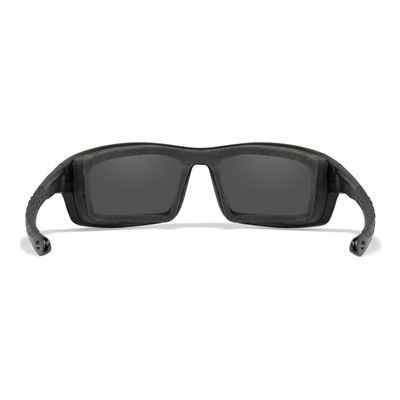 Okulary strzeleckie z ramką WX GRID BLACK i szkłem GREY