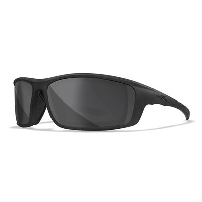 Okulary strzeleckie z ramką WX GRID BLACK i szkłem GREY