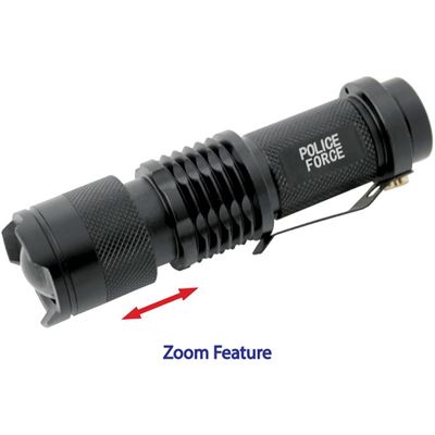 Miniaturowa latarka taktyczna Q5 LED CZARNA