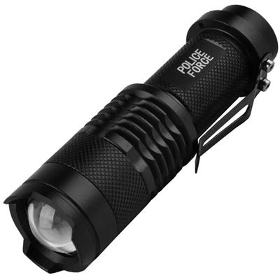 Miniaturowa latarka taktyczna Q5 LED CZARNA