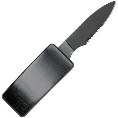Pas taktyczny DAN VALOIS z nożem w klamrze BLACK