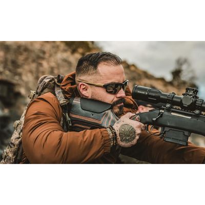 Okulary strzeleckie WX JAKL CAPTIVATE™ CZARNA oprawka, TUNGSTEN DYMNE