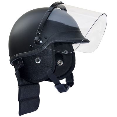 Kask RIOT z osłoną twarzy CZARNY Commando CI-1337 2