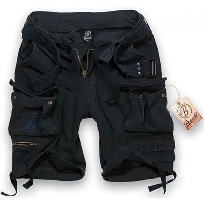 Szorty z paskiem SAVAGE vintage BLACK