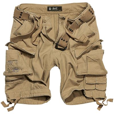 Szorty z paskiem SAVAGE vintage BEige