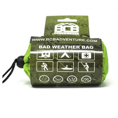 Folia awaryjna BAD WEATHER GREEN