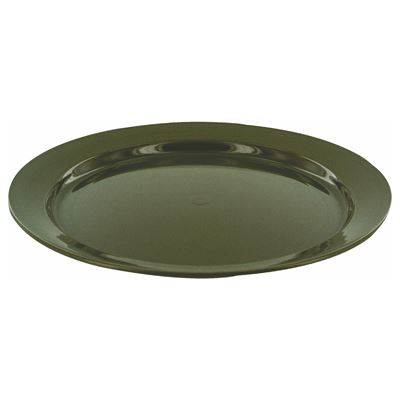 Płytki plastikowy talerz 24 cm ZIELONY