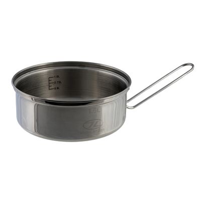 Miskę BILLY 1,5 litra ze stali nierdzewnej HIGHLANDER CP299-SR 3