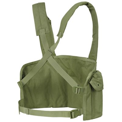 Kamizelka taktyczna CHEST RIG 7 kieszeni ZIELONA