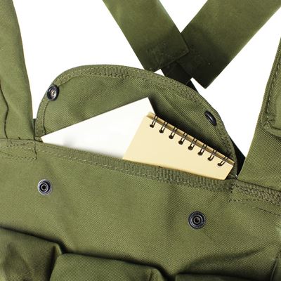 Kamizelka taktyczna CHEST RIG 7 kieszeni ZIELONA