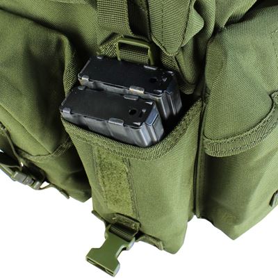 Kamizelka taktyczna CHEST RIG 7 kieszeni ZIELONA