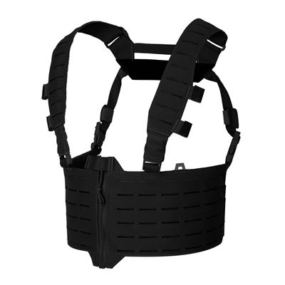 Kamizelka na klatkę piersiową WARWICK ZIP FRONT® BLACK