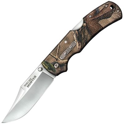 Nóż DOUBLE SAFE HUNTER z gładkim ostrzem
