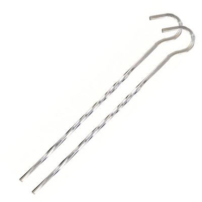 Kołek namiotowy skręcany STALOWY 18 cm 10 szt