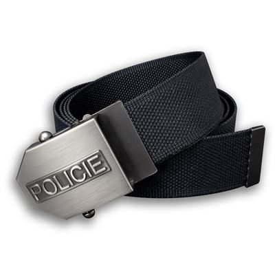 Klamra paska z motywem 3D POLICE BLACK