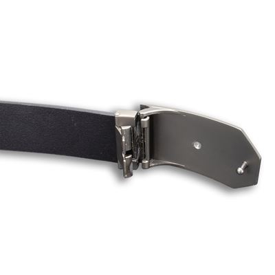 Skórzana klamra do paska SPARTAN 40 mm BLACK