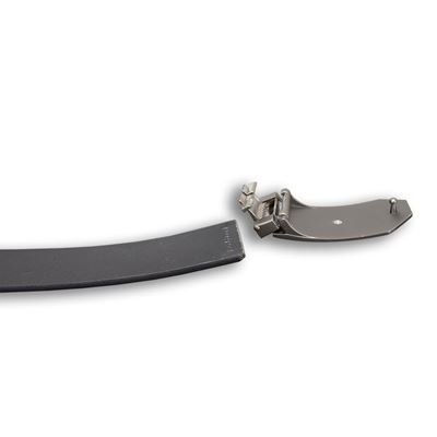 Skórzana klamra do paska SPARTAN 40 mm BLACK