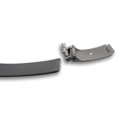 Skórzana klamra do paska SPARTAN szachownica 40 mm BLACK