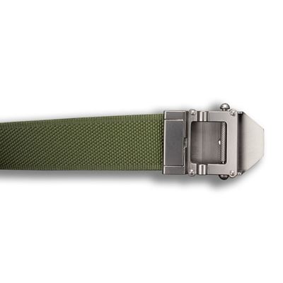 Klamra paska z motywem 3D POLICE GREEN