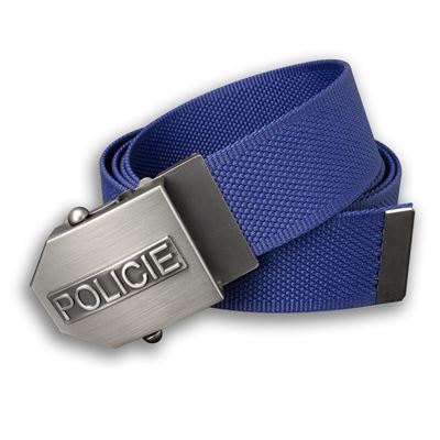 Klamra paska z motywem 3D POLICE BLUE