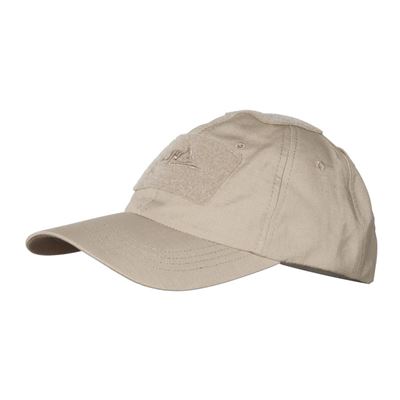 Czapka baseballowa z rzepem rip-stop KHAKI