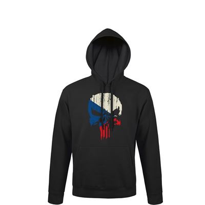 Bluza z kapturem CZECH PUNISHER BLACK