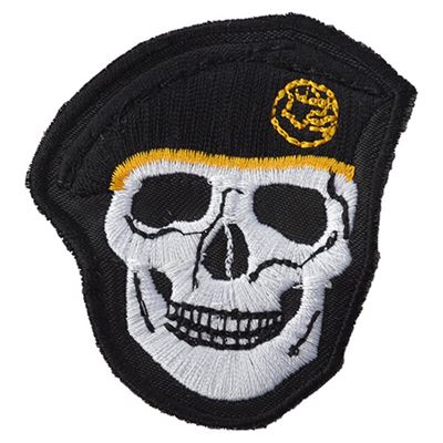 Naszywka na beret LEBKA w kolorze CZARNYM