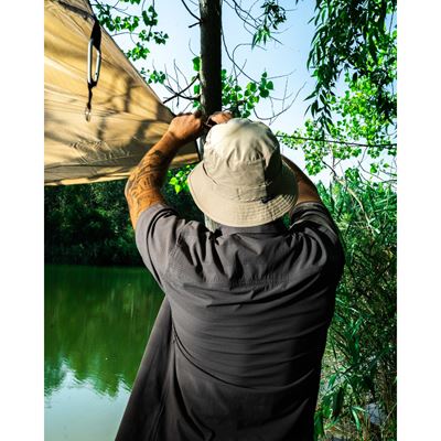 Plandeka biwakowa WILD 3x3 m RAL 7013