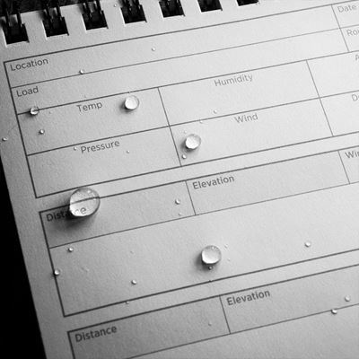 D.O.P.E LOGBOOK wodoodporny BLACK