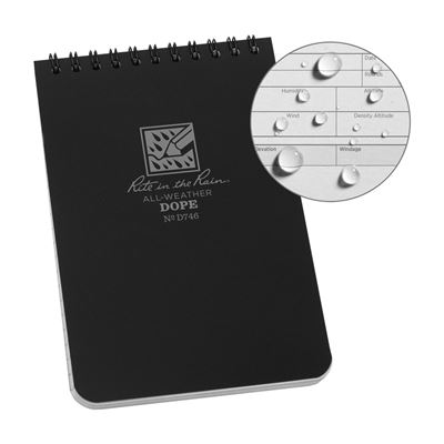 D.O.P.E LOGBOOK wodoodporny BLACK