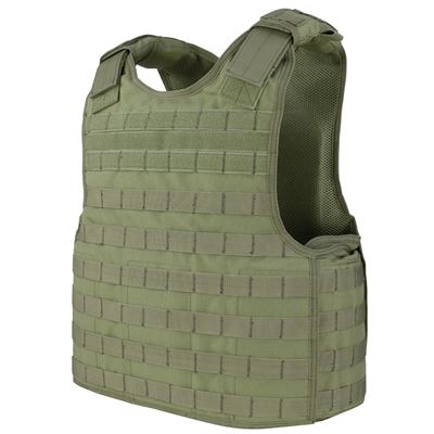 Kamizelka DEFENDER MOLLE nosič plátů ZELENÝ