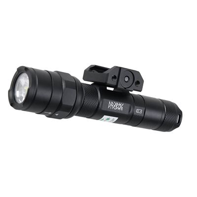 Latarka taktyczna RT01 z zielonym laserem BLACK