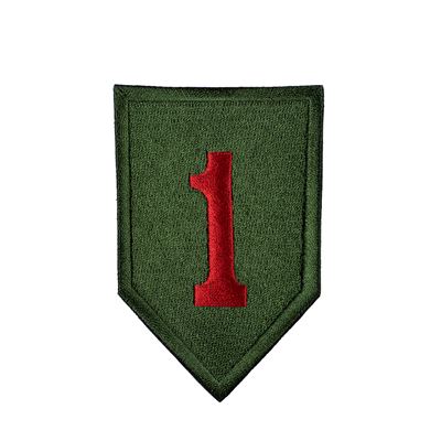 Naszywka 1st DIVISION - BIG RED ONE - KOLOROWA
