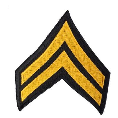 Naszywka US rangi CORPORAL - GOLD