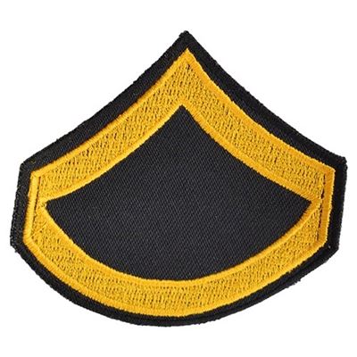 Naszywka rangi USA PRIVATE FIRST CLASS - GOLD