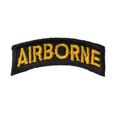 Naszywka Arc AIRBORNE BLACK/YELLOW