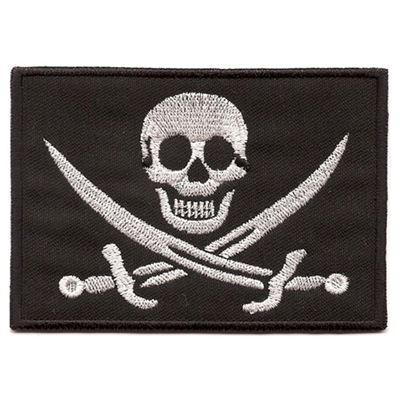 Naszywka PIRATE - CZARNA