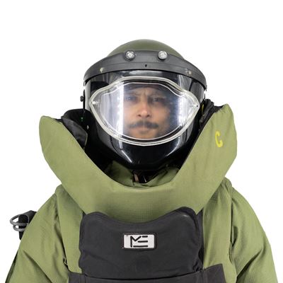 Kombinezon pirotechniczny EOD 9 MED-ENG z akcesoriami ZIELONY MED-ENG® EOD9OD 4