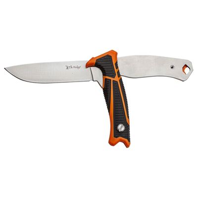 Noże ze stałym ostrzem HUNTING COMBO 2 sztuki ORANGE