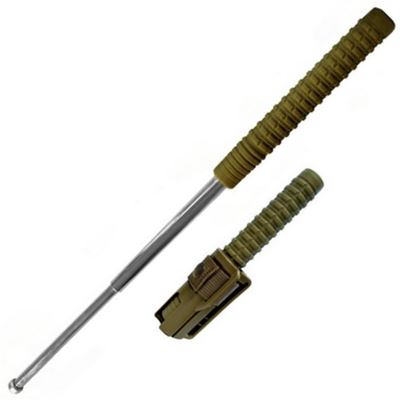 Pałka teleskopowa 53cm/21" hartowana z tuleją BH-54 GREEN chrome