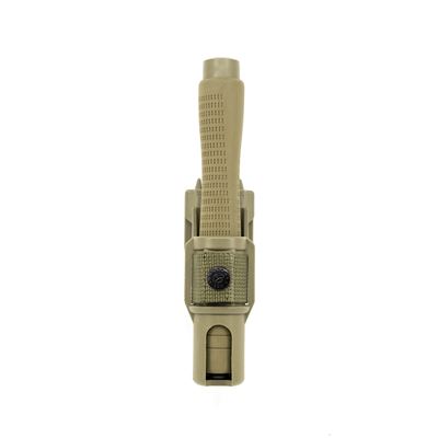 Pałka teleskopowa 53cm/21" hartowana z pochwą BH-54 BLACK ergo uchwyt KHAKI