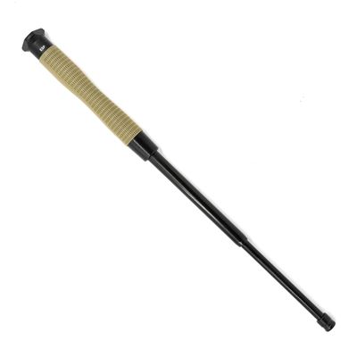 Pałka z przyciskiem 51cm/20" trójkątna końcówka, ergo. uchwyt z pochwą KHAKI
