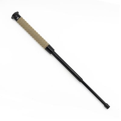 Pałka z przyciskiem 51 cm/20" trójkątna końcówka, antypoślizgowa rękojeść s kaburou KHAKI