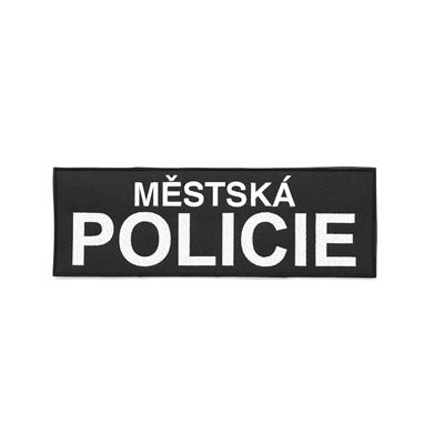 Naszywka CITY POLICE duża CZARNA