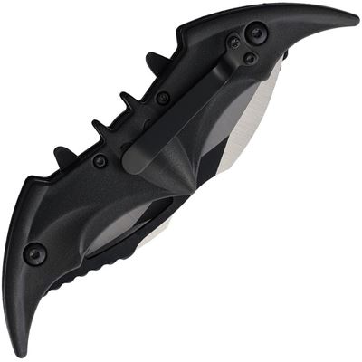 Nóż składany BAT z dwoma ostrzami CZARNY FALCON FD1097BK 2