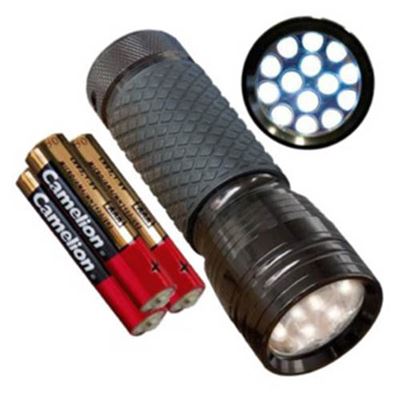 Latarka MAGNUM duraluminium z diodą 14xLED