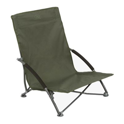 Krzesło PERCH CAMPING niskie siedzisko GREEN