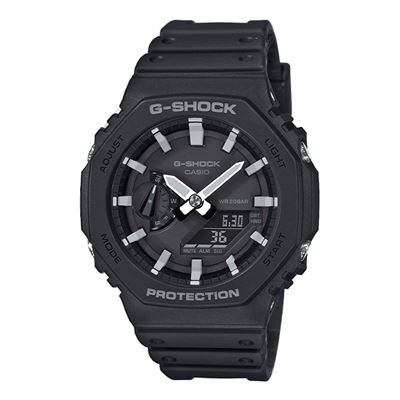 Męski zegarek sportowy GA-2100-1A BLACK/GRAY