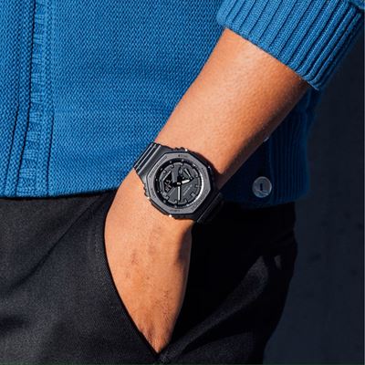 Męski zegarek sportowy GA-2100-1A1 BLACK