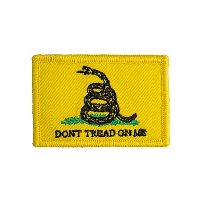 Naszywka DON'T TREAD ON ME velcro YELLOW